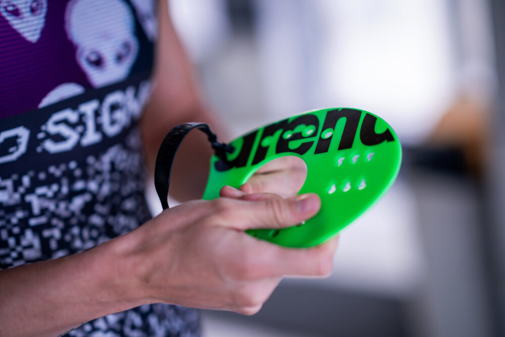 Arena Elite Hand Paddle 2 - Lopatice za plivanje - ( Zelene ) - Image 5