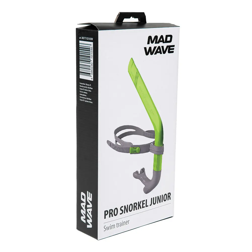 Mad Wave Disaljka za djecu - Pro Snorkel Junior - Zelena - Image 5