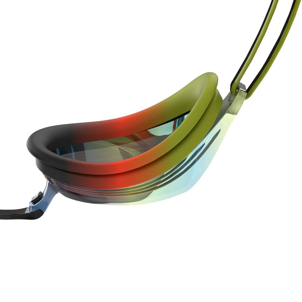 Speedo Vengeance Mirror Naočale za plivanje - Zeleno - Narandžaste - Image 4