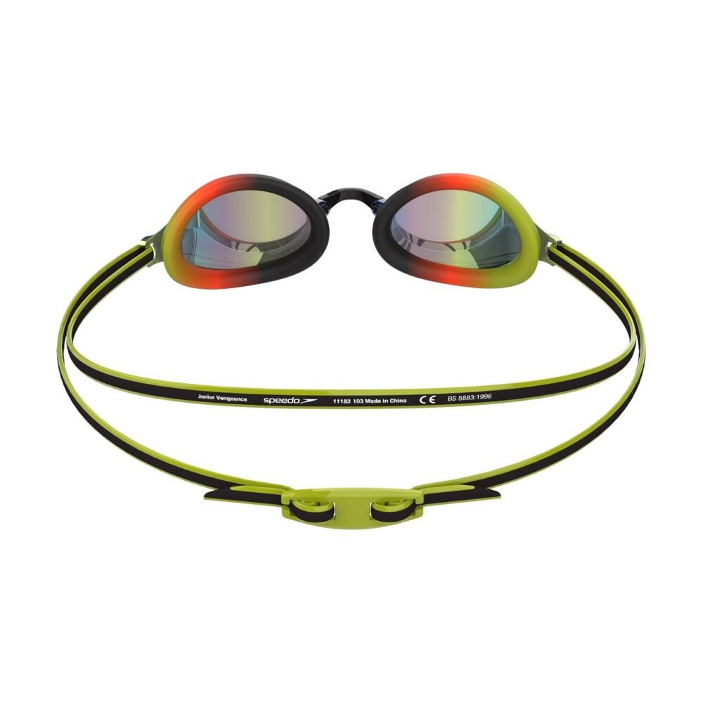 Speedo Vengeance Mirror Naočale za plivanje - Zeleno - Narandžaste - Image 2