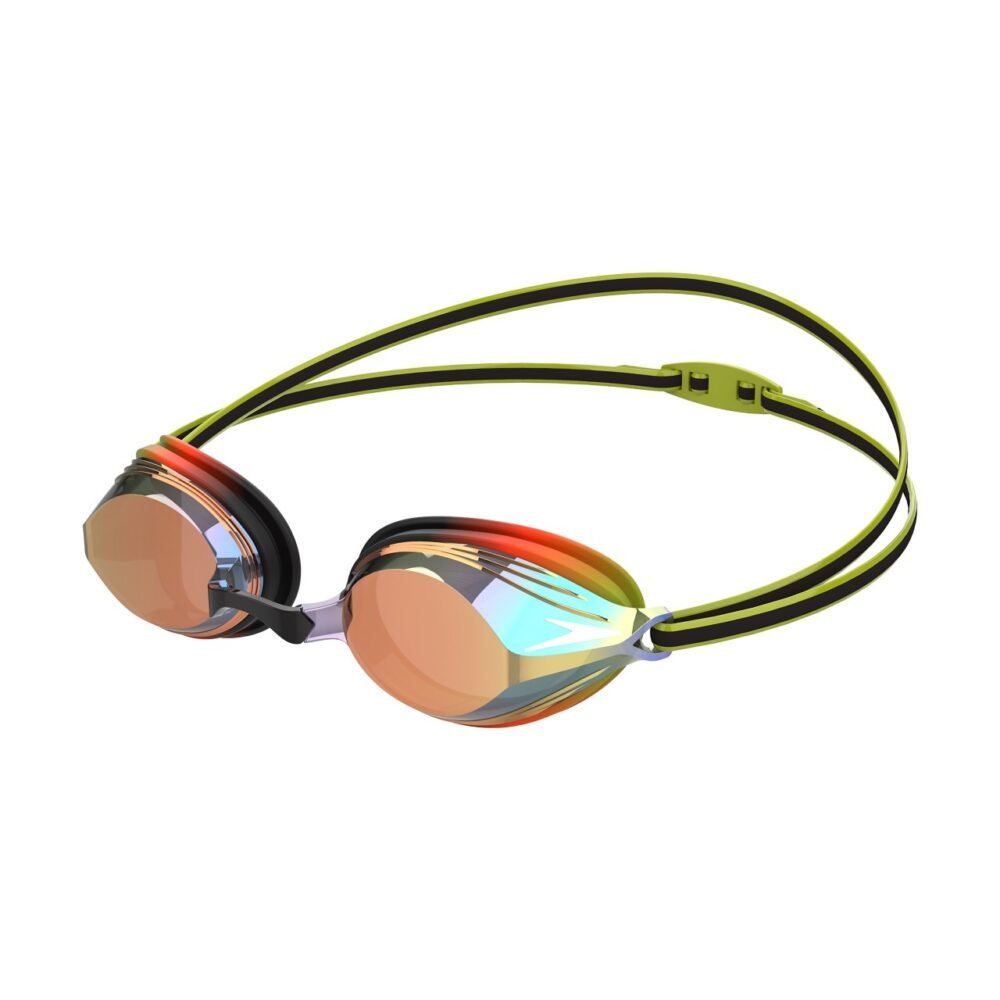 Speedo Vengeance Mirror Naočale za plivanje - Zeleno - Narandžaste - Image 3