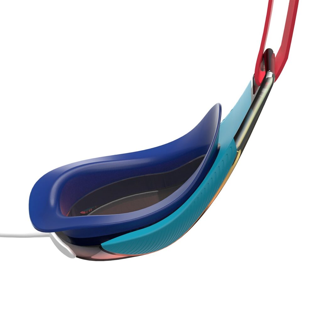 Speedo Junior Fastskin Hyper Elite Mirror naočale - Crvene - Image 4
